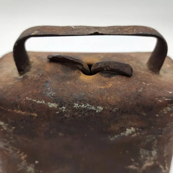 Antique Cow Bell Farm Hand Forged Large Country Rustic Decor - Picture 5 of 8